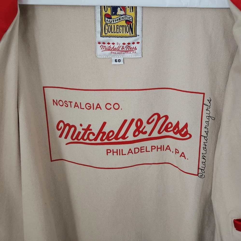 MITCHELL & NESS St. Louis Cardinals Cooperstown Collection VTG Jacket Sz 60 EUC - Picture 4 of 14